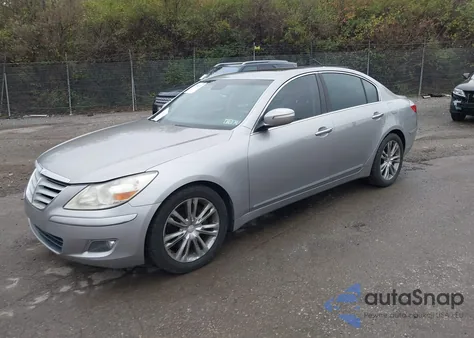 2009 Hyundai Genesis 4.6 из США, поврежденный, VIN KMHGC46FX9U062211